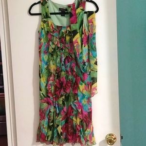 Multi colored spring dress